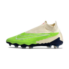 Chuteira Campo Nike Phantom GX Elite DF FG Verde e Branca - VENI Futebol