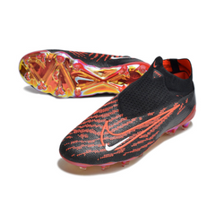 Chuteira Campo Nike Phantom GX Elite DF FG Preta e Vermelha - VENI Futebol