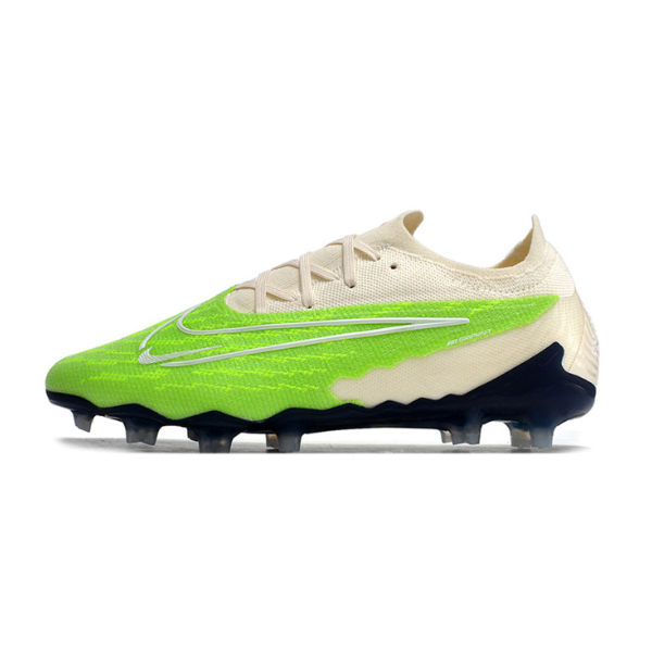 Chuteira Campo Nike Phantom GX Elite FG Verde e Branca - VENI Futebol