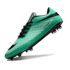Bota de fútbol Nike Phantom Hypervenom Elite verde para terreno firme (FG)