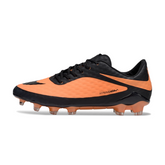 Scarpa da calcio Nike Phantom Hypervenom Elite arancione e nera per terreni compatti FG