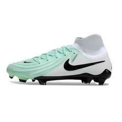 Scarpa da calcio Nike Phantom Luna 2 Elite DF FG verde chiaro e bianco per terreni compatti