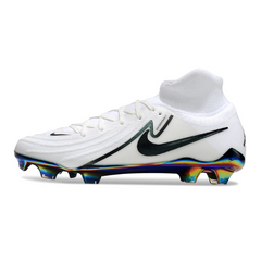 Nike Phantom Luna 2 Elite White and Green Firm Ground FG Football Boot