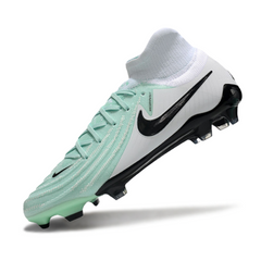 Scarpa da calcio Nike Phantom Luna 2 Elite DF FG verde chiaro e bianco per terreni compatti