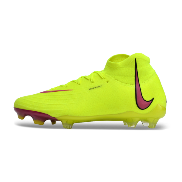 Chuteira Campo Nike Phantom Luna Elite FG Amarela e Rosa - VENI Futebol