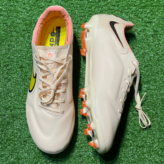 Chuteira Campo Nike Tiempo Legend 9 Elite FG Laranja Claro Tamanho 42