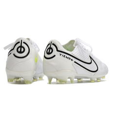 Chuteira Campo Nike Tiempo Legend 9 Elite FG Branca e Preta - VENI Futebol