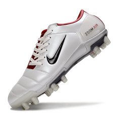 Nike Total 90 III White and Red Firm Ground FG Football Boot