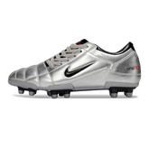 Nike Total 90 III Silver and Black Firm Ground FG Football Boot