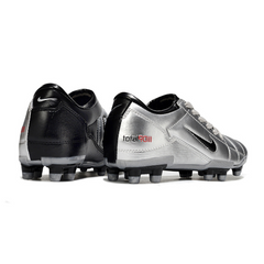 Nike Total 90 III Silver and Black Firm Ground FG Football Boot