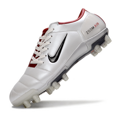Nike Total 90 III White and Red Firm Ground FG Football Boot