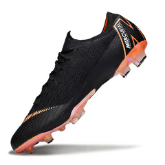 Scarpa da calcio Nike Air Zoom Mercurial Vapor 12 Elite nera e arancione per terreni compatti FG