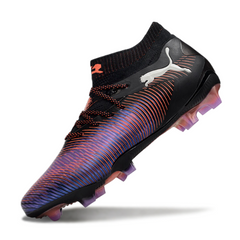 Botas de fútbol Puma Future 8 Neymar Jr Unlimited Pack negras y doradas para terreno firme (FG).