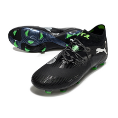 Scarpa da calcio Puma Future 8 Eclipse Pack nera e gialla per terreni compatti FG