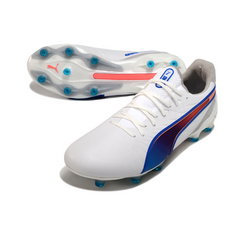 Botas de fútbol para terreno firme Puma King Ultimate FG Formula Pack, color negro y amarillo