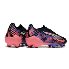 Botas de fútbol Puma Ultra 5 Carbon FG Fórmula 1, color blanco y negro, para terreno firme