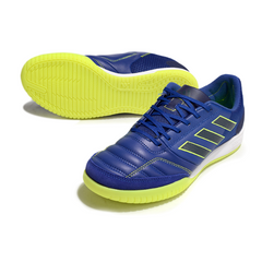 Scarpa da calcio da interno Adidas Competition Top IC blu e verde