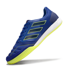 Scarpa da calcio da interno Adidas Competition Top IC blu e verde