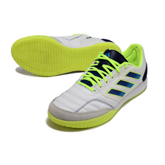 Bota de fútbol sala Adidas Competition Top IC blanca, azul y verde