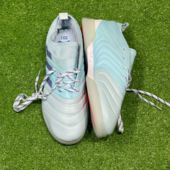 Chuteira Futsal Adidas Copa 20.1 IC Azul Claro Tamanho 40.5