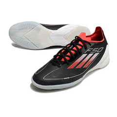 Scarpa da calcio indoor Adidas F50 Elite nera rossa e bianca IC