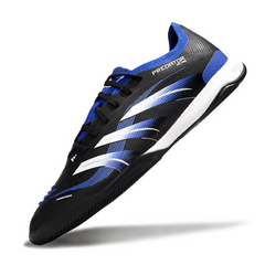 Scarpa da calcio da interno Adidas Predator 25 Elite nera, blu e bianca IC