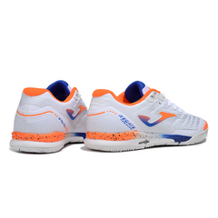 Joma Regate Rebound White Orange and Blue Indoor IC Football Boot