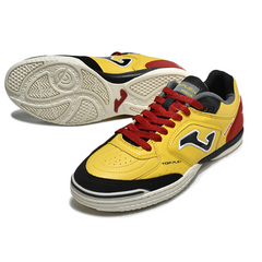 Scarpa da calcio Joma Top Flex 24 Giallo Nero e Rosso Futsal IC
