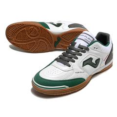 Joma Top Flex 24 IC White Black and Green Futsal Football Boot
