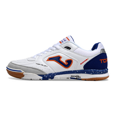 Scarpa da calcio indoor Joma Top Flex Rebound bianca e blu IC