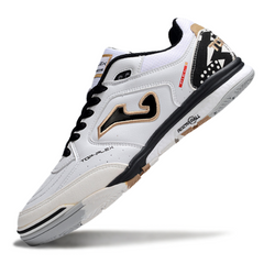 Scarpa da calcio indoor Joma Top Flex Rebound bianca e nera