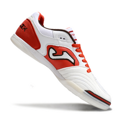 Joma Top Flex 24 IC White and Red Futsal Football Boot