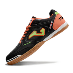 Bota de fútbol sala Joma Top Flex 24 IC negra y naranja