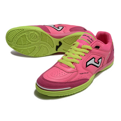 Joma Top Flex 24 Pink and Green Indoor IC Football Boot