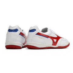 Chuteira Futsal Mizuno Morelia Sala Japan IC Branca, Vermelha e Azul - VENI Futebol