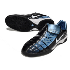 Botas de fútbol sala Nike Air Zoom Total 90 III IC negras y azules