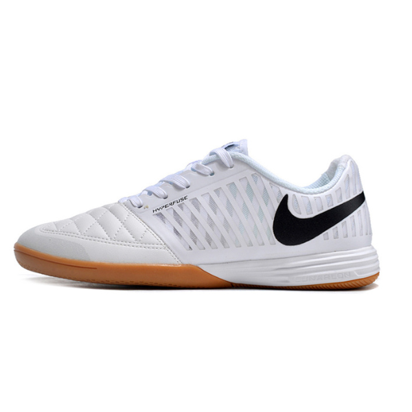 Chuteira Futsal Nike Lunar Gato II IC Branca e Cinza - VENI Futebol