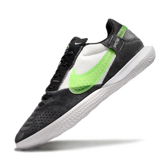 Botas de fútbol sala Nike Streetgato sin cordones, grises, blancas y verdes