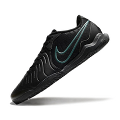 Botas de fútbol sala Nike Tiempo 10 Legend Academy Shadow Pack azul y negro IC