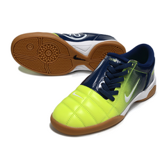 Nike Total 90 III Blue and Green Indoor IC Football Boot