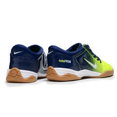 Nike Total 90 III Blue and Green Indoor IC Football Boot