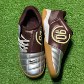 Chuteira Futsal Nike Total 90 III IC Vinho e Prata Tamanho 38