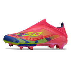Botas de fútbol Adidas F50+ Elite sin cordones Mystic Victory Pack Firm Ground FG para niños