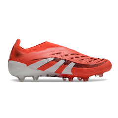 Botas de fútbol Adidas Predator 25 Elite Laceless FG Pure Victory Pack para niños