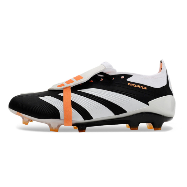 Chuteira Infantil Campo Adidas Predator 30 Elite Com Lingua FG Preta e Branca - VENI Futebol