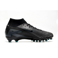 Botas de fútbol Nike Air Zoom Mercurial Superfly 10 Elite AG para niños, color negro y gris