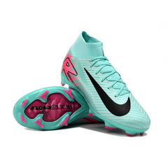 Scarpa da calcio per bambini Nike Air Zoom Mercurial Superfly 10 Elite Light Blue e Pink Firm Ground FG