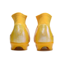 Botas de fútbol Nike Air Zoom Mercurial Superfly 10 Elite Gold Firm Ground FG para niños