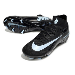 Botas de fútbol Nike Air Zoom Mercurial Superfly 10 Elite para terreno firme FG, color blanco y negro, para niños