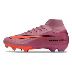 Botas de fútbol Nike Air Zoom Mercurial Superfly 10 Elite rosa claro para terreno firme FG para niños